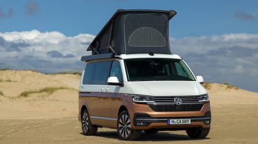 2019 Volkswagen California campervan - front 3/4 static