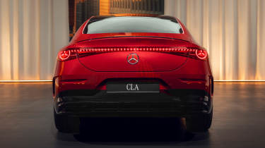 Mercedes CLA EV rear