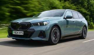 BMW i5 Touring cruising