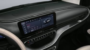 2020 Fiat 500 electric convertible - infotainment touchscreen 