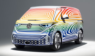 2022 Volkswagen ID. Buzz prototype static camo