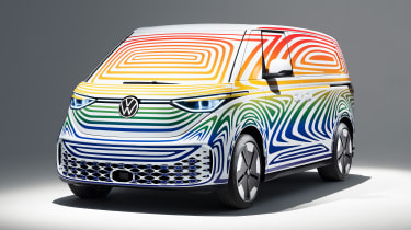 2022 Volkswagen ID. Buzz prototype static camo