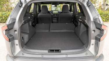 Dacia Duster SUV boot seats folded