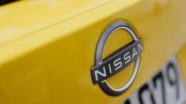 Nissan Juke closeup badge