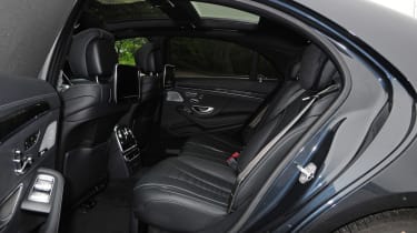 Rear-seat space and luxury is what any S-Class is all about
