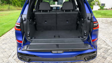 BMW X7 SUV boot seats folded