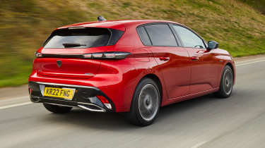 Peugeot 308 rear quarter driving