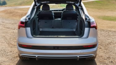 Audi e-tron Sportback SUV boot luggage area
