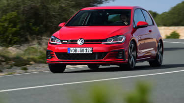 This is enough shove to get the Golf GTI from 0-62mph in 6.4 or 6.2 seconds - plenty fast enough for most drivers