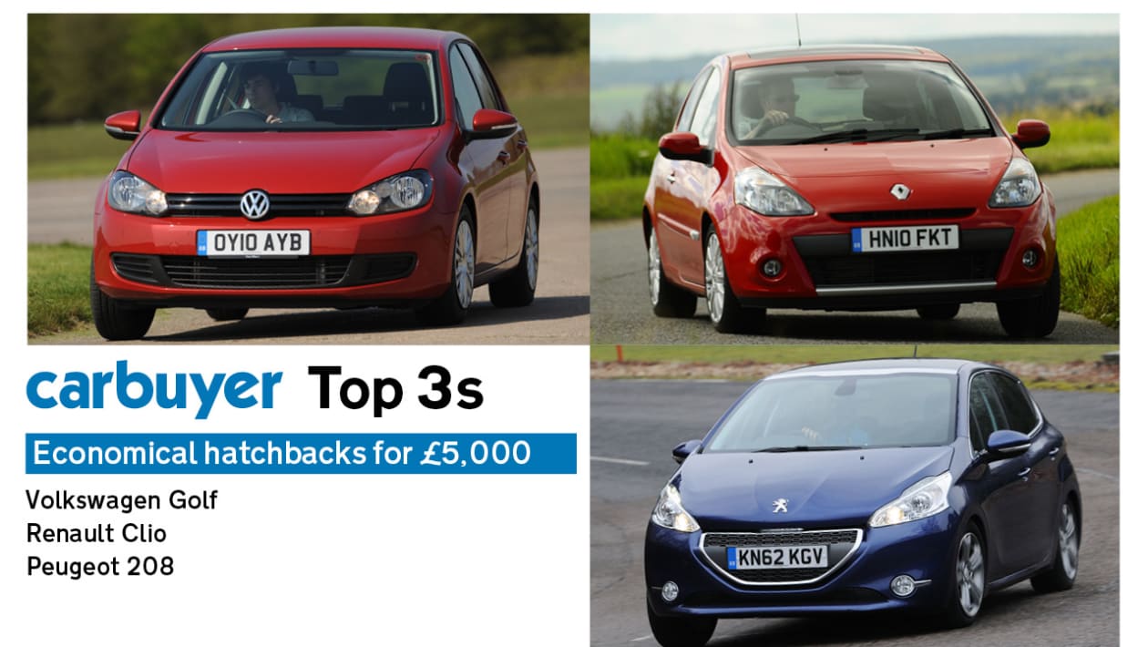 Top 3 used economical hatchbacks for £5,000 images Carbuyer