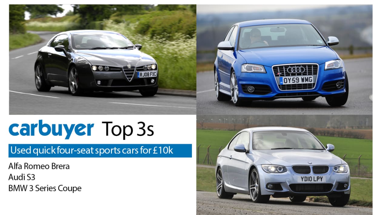 Top 3 used four-seat sports cars for £10,000 | Carbuyer
