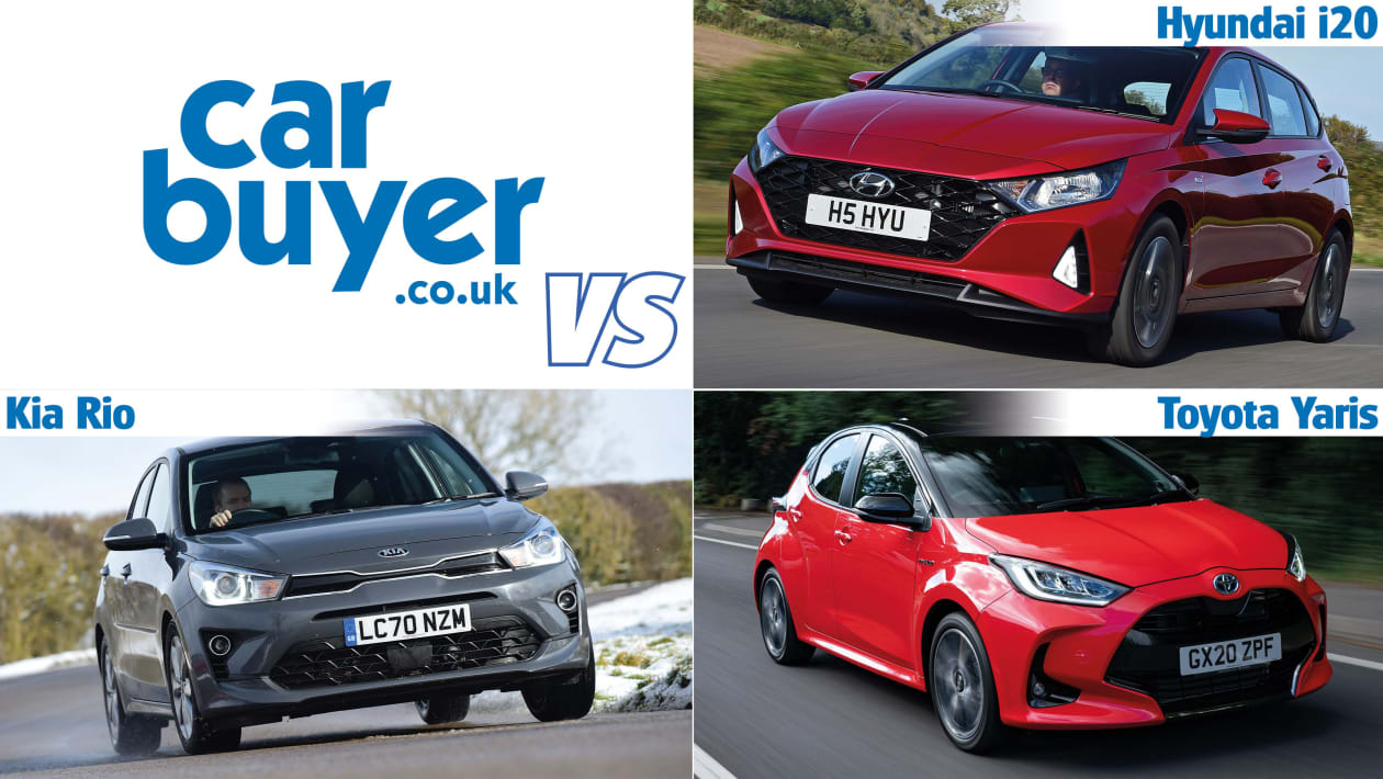 Hyundai i20 vs Kia Rio vs Toyota Yaris: which should you buy? | Carbuyer