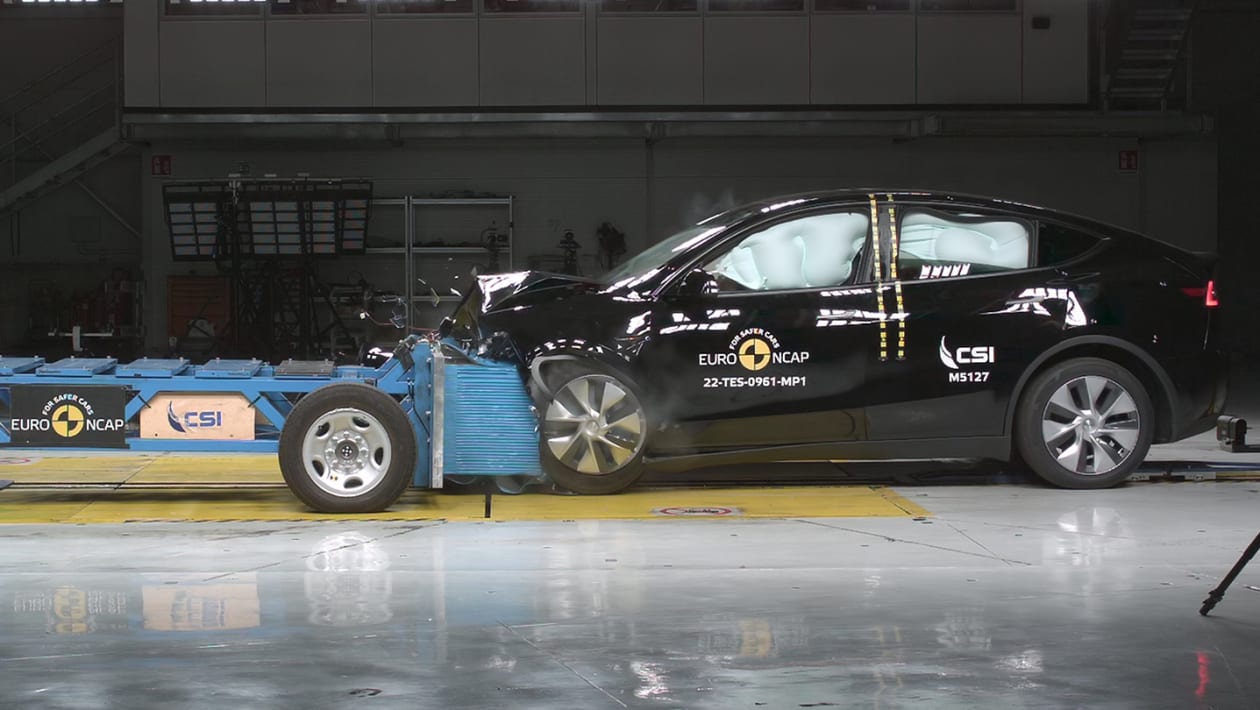 Tesla Model Y Suv Smashes Euro Ncap Safety Test Carbuyer