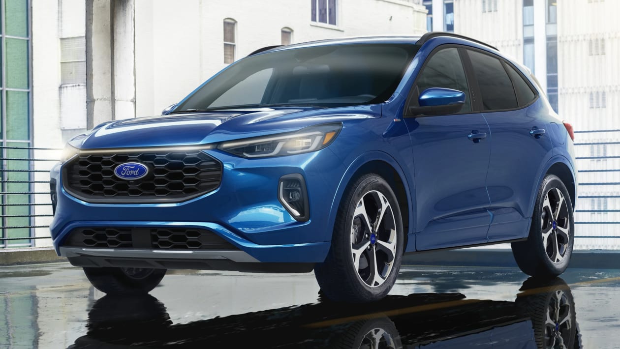 New Ford Kuga revealed in US signals 2023 design and tech
