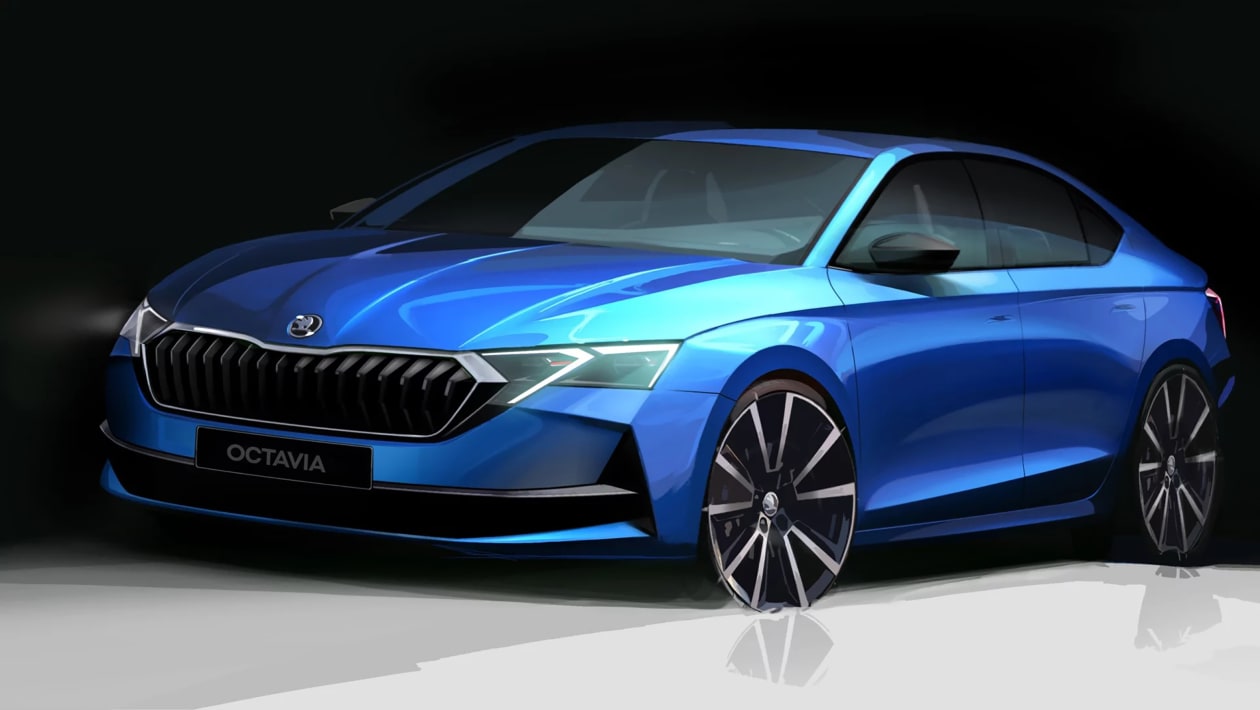 2024 Skoda Octavia facelift sketches released