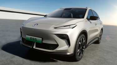 New MG electric SUV front quarter