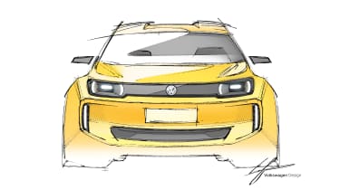 Volkswagen ID Every1 concept car front sketch