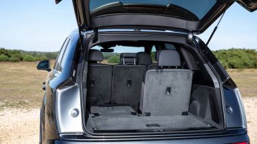Audi Q7 SUV boot six seats