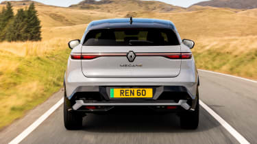 Renault Megane E-Tech SUV rear tracking