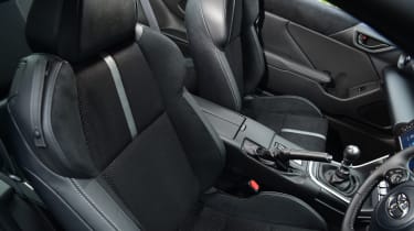 Toyota GR86 coupe front seats