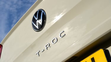 Volkswagen T-Roc SUV rear badge