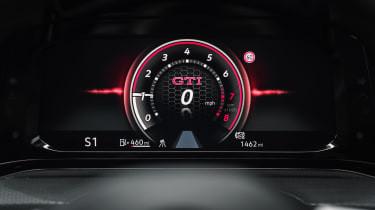 Volkswagen Golf GTI hatchback rev counter