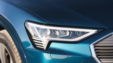 Audi e-tron SUV headlights