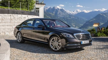 The facelifted S-Class has a more prominent grille, new engines and more autonomous technology