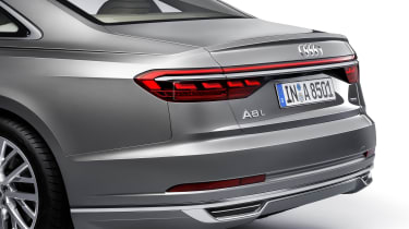 Despite bristling with technology, Audi has kept the A8 low-key