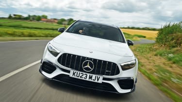 Mercedes-AMG A 45 S front tracking