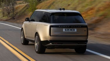 2022 Range Rover driving - rear