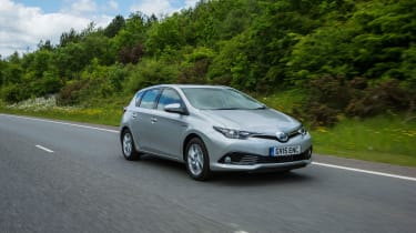 The Auris Hybrid is the most fuel-efficient model in the range
