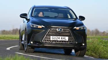 Lexus NX front cornering