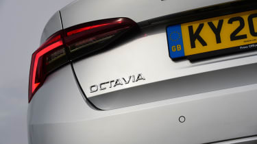 Skoda Octavia hatchback rear lights