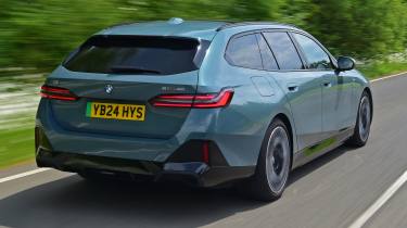 BMW i5 Touring rear quarter