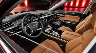 New Audi A8 interior - wide view