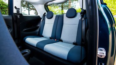 Fiat 500 electric rear seats