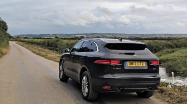 Rear view of Jaguar F-Pace Portfolio