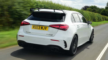 Mercedes-AMG A 45 S rear 3/4 tracking