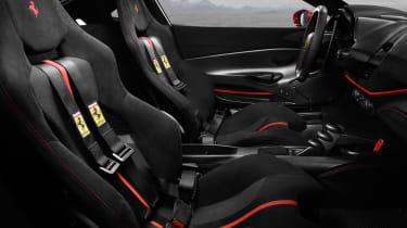 Ferrari 488 Pista seats