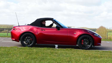 Mazda MX-5 roadster roof up