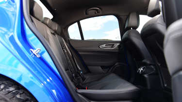 Alfa Romeo Giulia Quadrifoglio rear seats