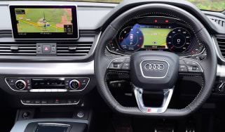 Audi interior with Virtual Cockpit