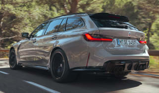 BMW M3 Touring driving - rear