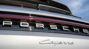 Porsche Cayenne SUV rear badge