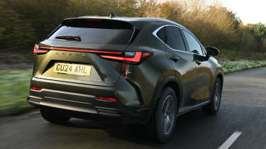 Lexus NX rear quarter driving