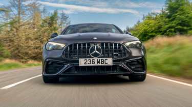 Mercedes-AMG CLE 53 UK drive head on driving