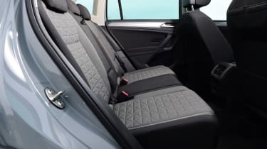 VW Tiguan rear seats
