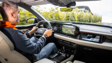 Audi Q6 e-tron interior staff