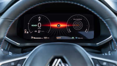 Renault Captur facelift digital gauges